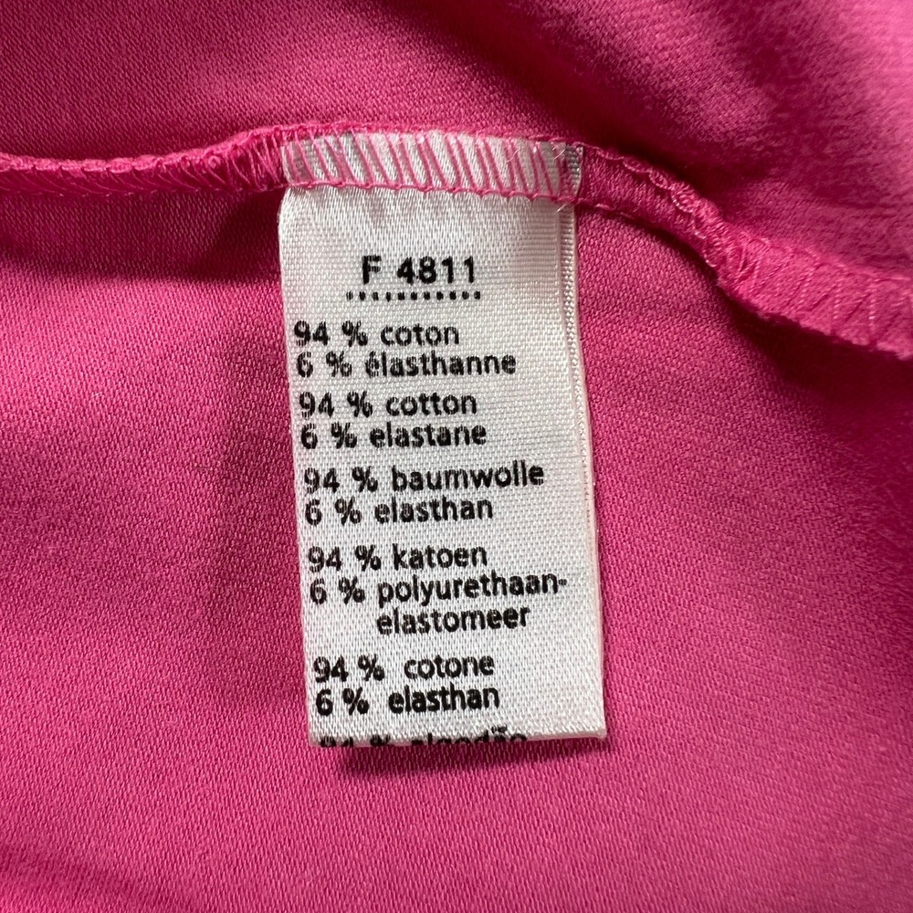 Lacoste Sport Polo Shirt Women US Size M (EU/6) Pink Sleeveless V-Neck Top NWT - Picture 5 of 10